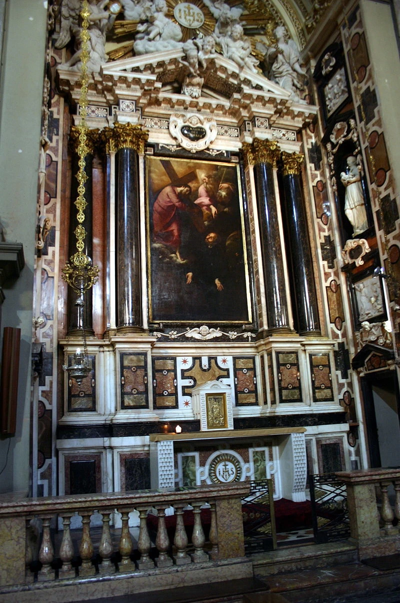 Milano - S. Fedele, Visione di S. Ignazio